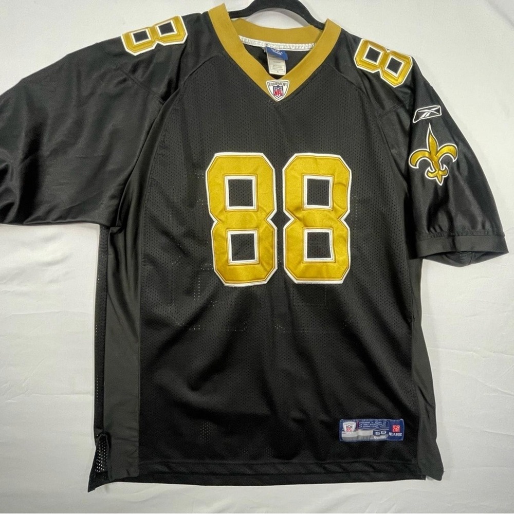 Reebok New Orleans Saints NFL Onfield Jersey Black Gold 88 Mens Size‎ 56